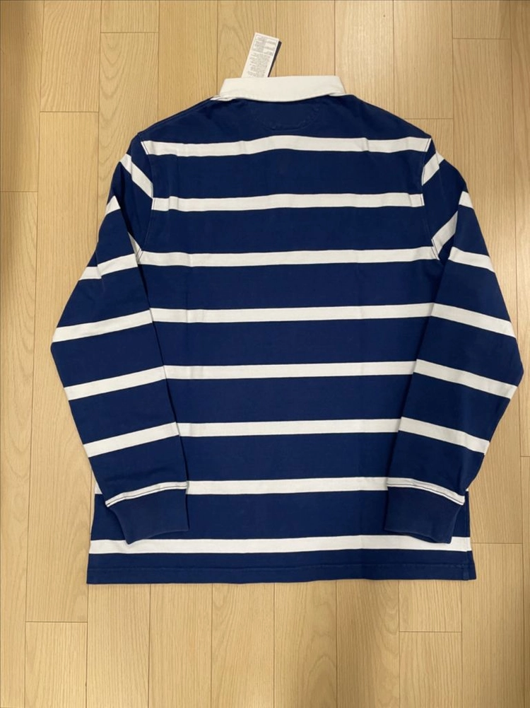 [새제품] 폴로 랄프로렌 Ralph Lauren 럭비티 스트라이프티 네이비 L 이미지