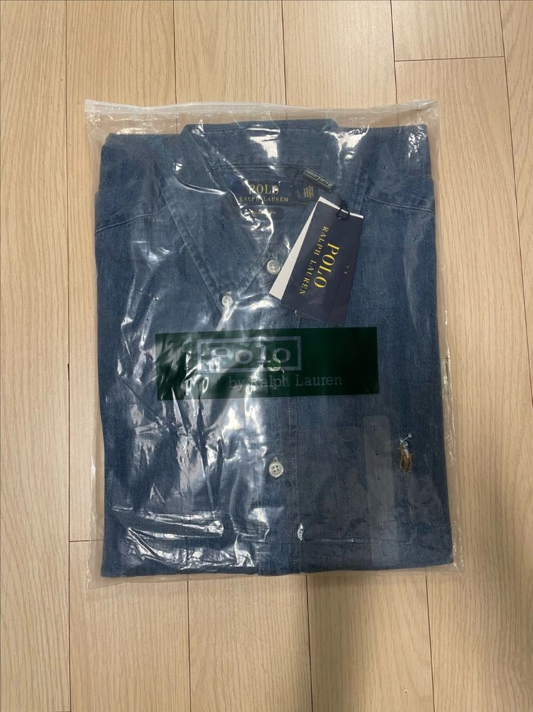 [새제품] 폴로 랄프로렌 Ralph Lauren 데님 청셔츠 L 이미지