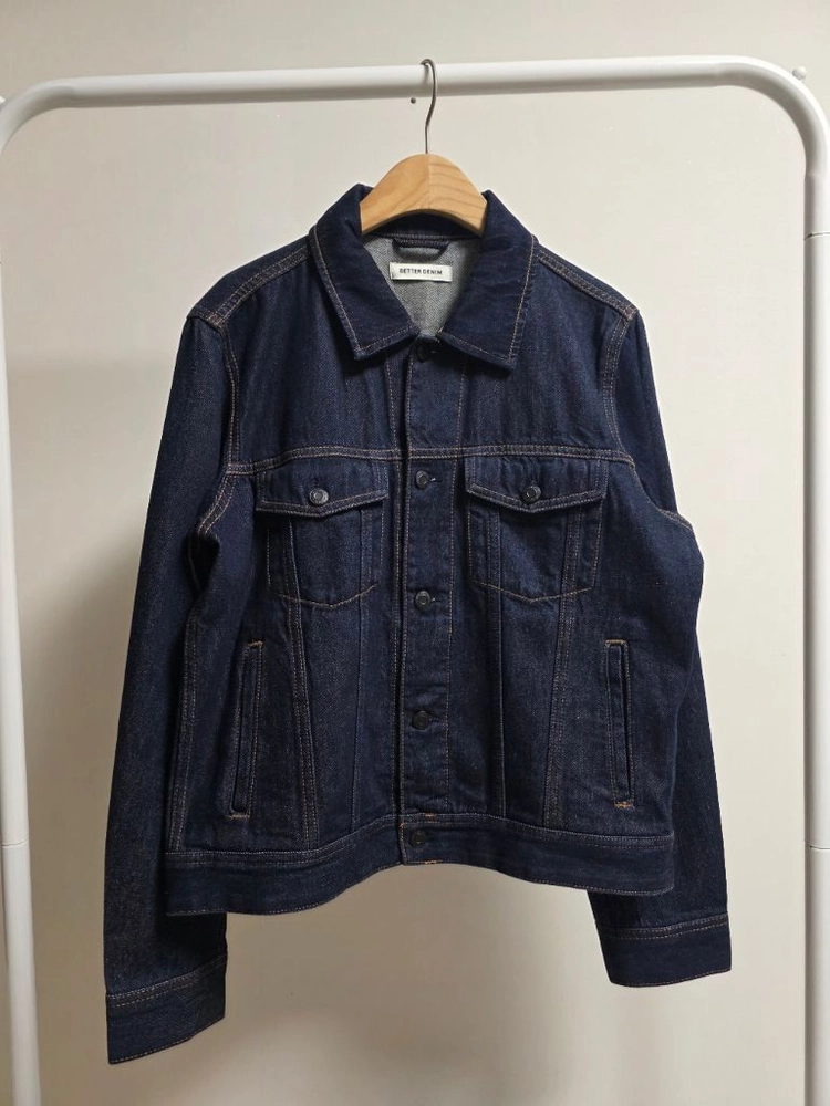 탑텐 BETTER DENIM 진청 데님 자켓 청자켓 이미지