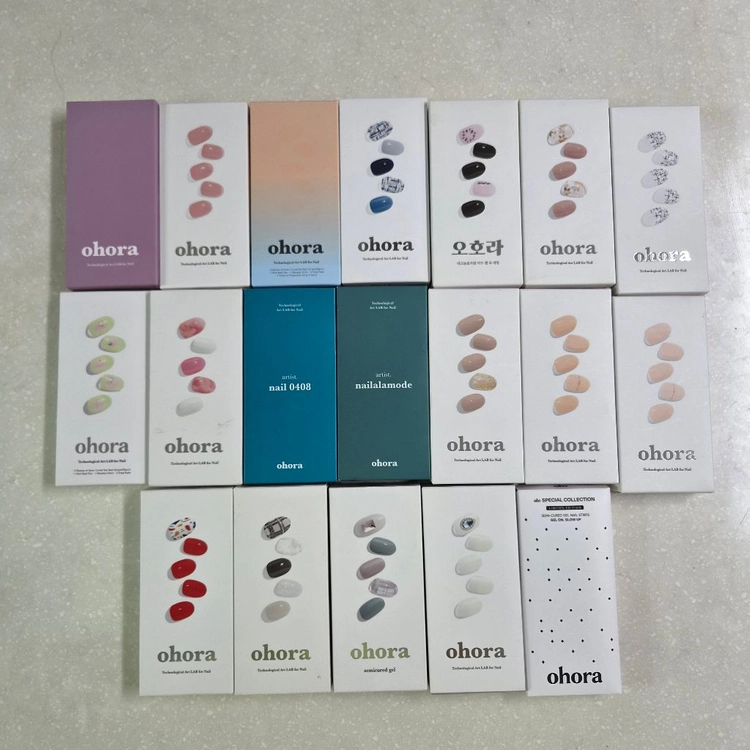오호라 젤네일 사용분 이미지
