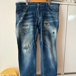 디스퀘어드 DSQ D2 디퀘 쿨가이진 데님 청바지 56사이즈 정품쿨가이핏 밑위 짧지 않아요 편해요정품입니다엘라 스판 이미지