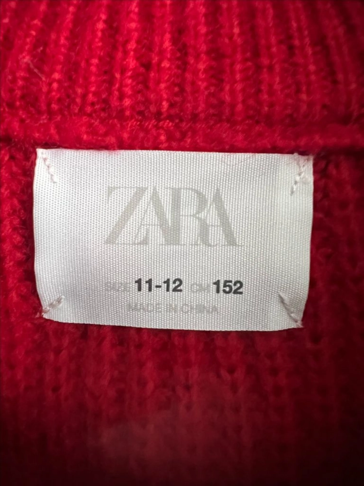 ZARA 세련된 집업 니트 11-12세 이미지