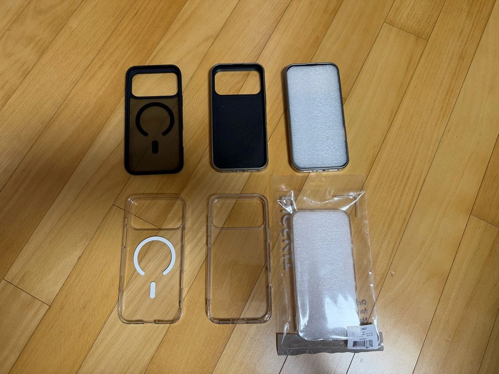 아이폰 17프로맥스 케이스 iphone apple pro max 케이스 6개새상품급개인입니다가까운곳은 2만원추가시 이미지