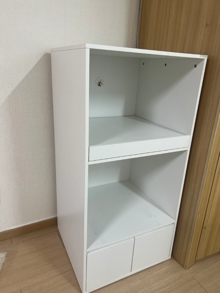 주방수납장 키친장 듀얼 600 2단 광파오븐 렌지대 8 밥솥장 주방수납장 이미지