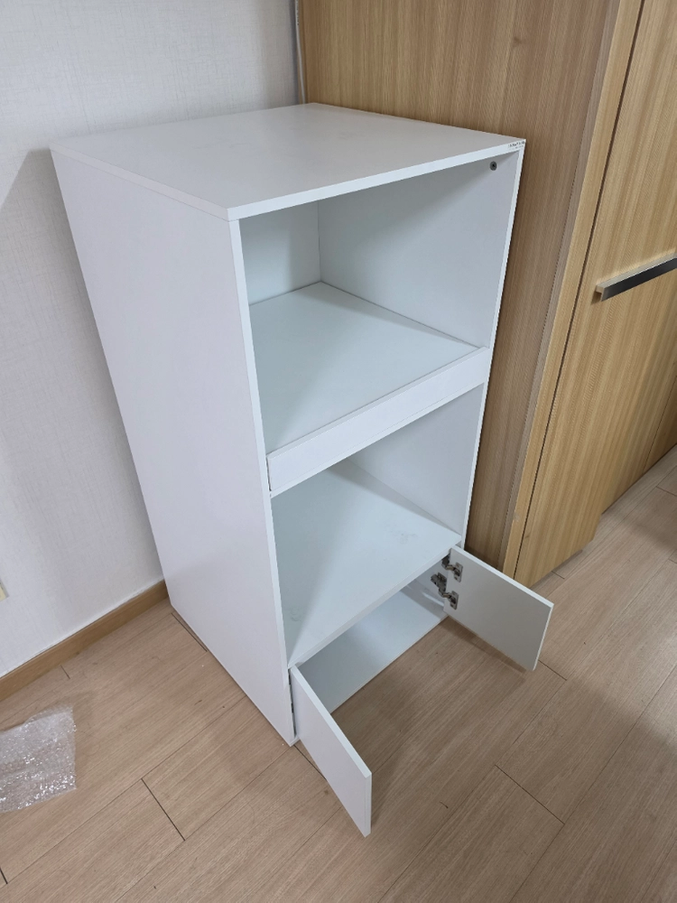 주방수납장 키친장 듀얼 600 2단 광파오븐 렌지대 8 밥솥장 주방수납장 이미지