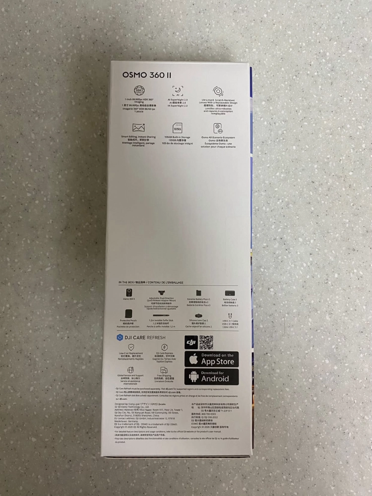 [미개봉] DJI 오즈모 360 2 Osmo 360 II 어드벤처 콤보 팝니다 이미지
