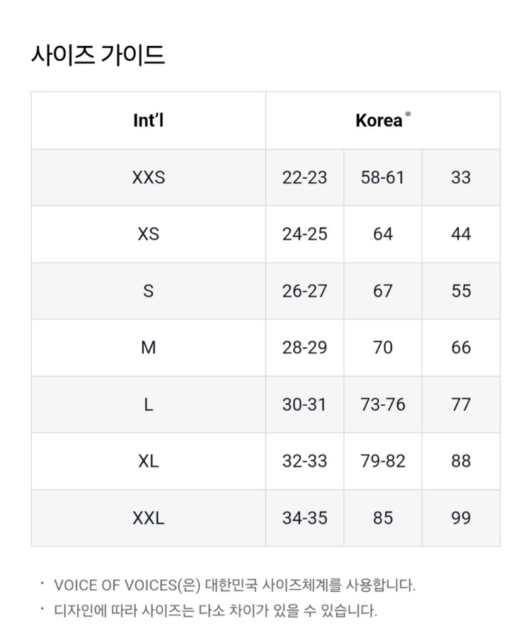[새상품]보브(VOV) 스트레이트 핏 생지 데님팬츠 이미지