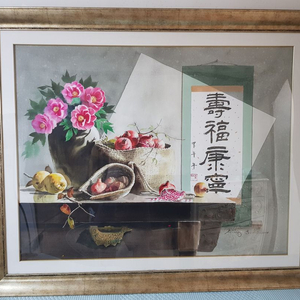 수채림 화풍 100호 액자 이미지