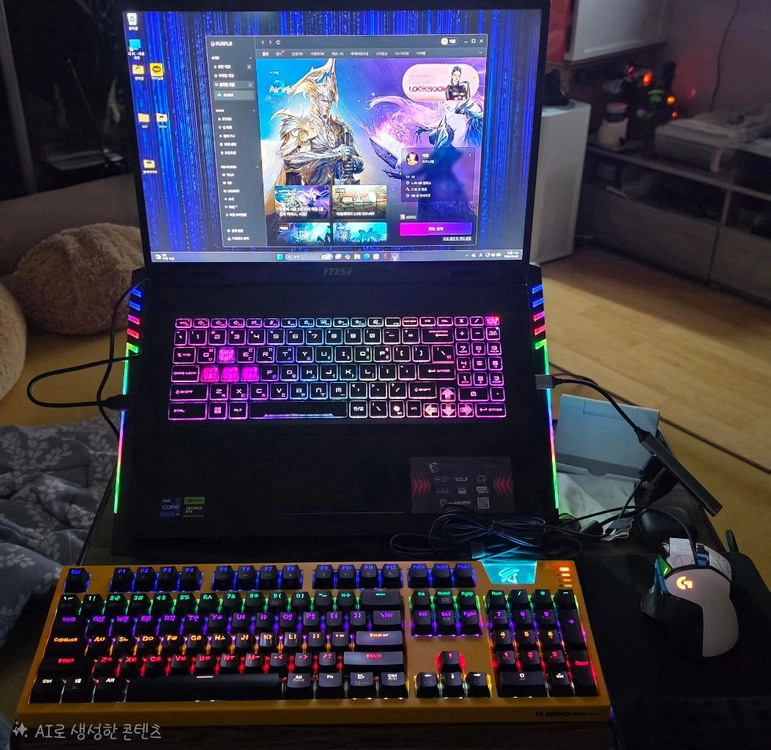 msi sword 17 hx b13v 겜트북 이미지