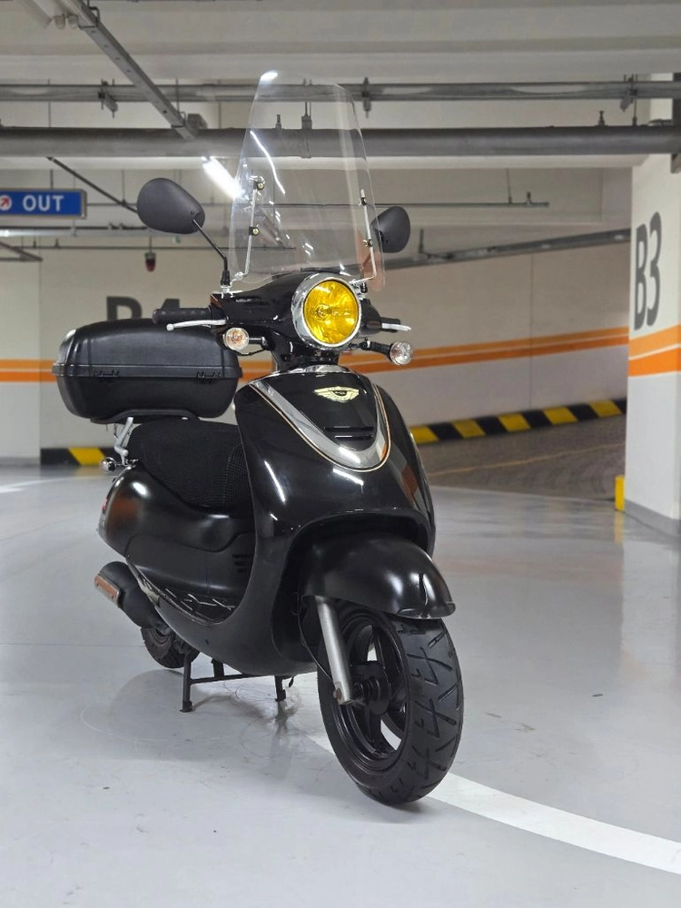 클래식 스쿠터 SYM 뉴카빙2 125cc 오토바이 (배달가능) 이미지
