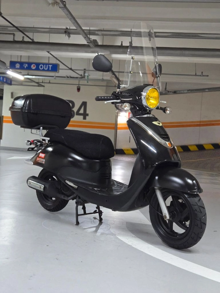 클래식 스쿠터 SYM 뉴카빙2 125cc 오토바이 (배달가능) 이미지