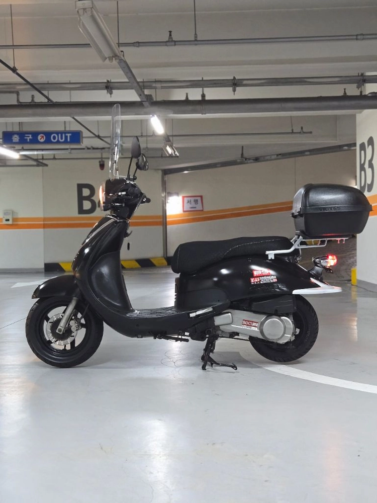 클래식 스쿠터 SYM 뉴카빙2 125cc 오토바이 (배달가능) 이미지