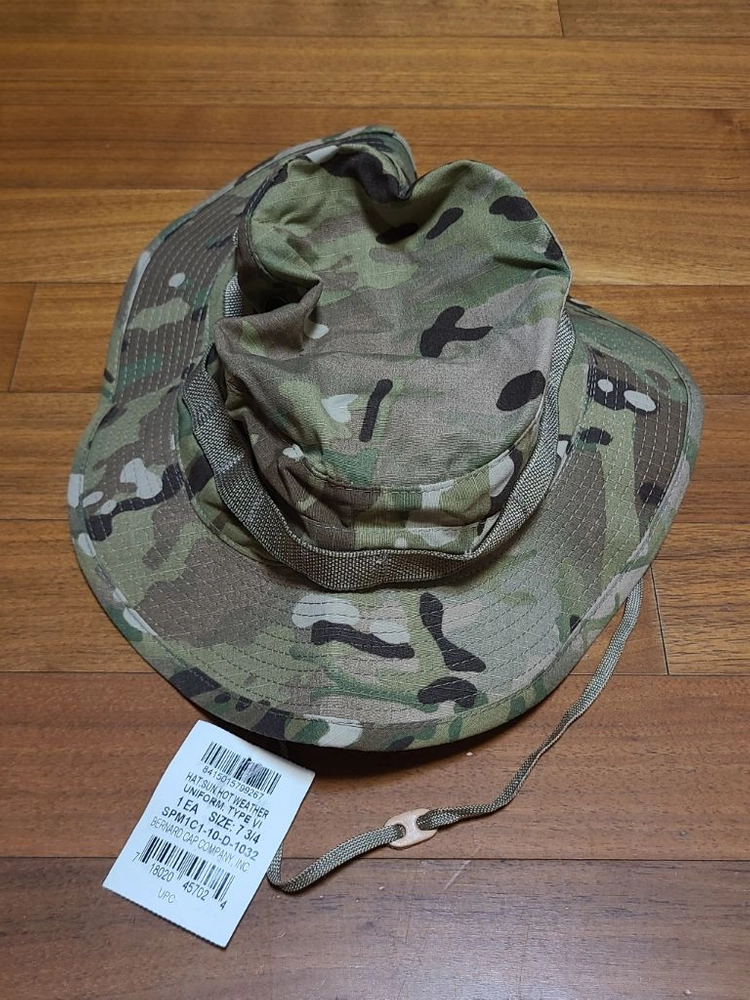 미군 오리지날 멀티캠 부니햇 택신품 7 3/4버나드 이미지
