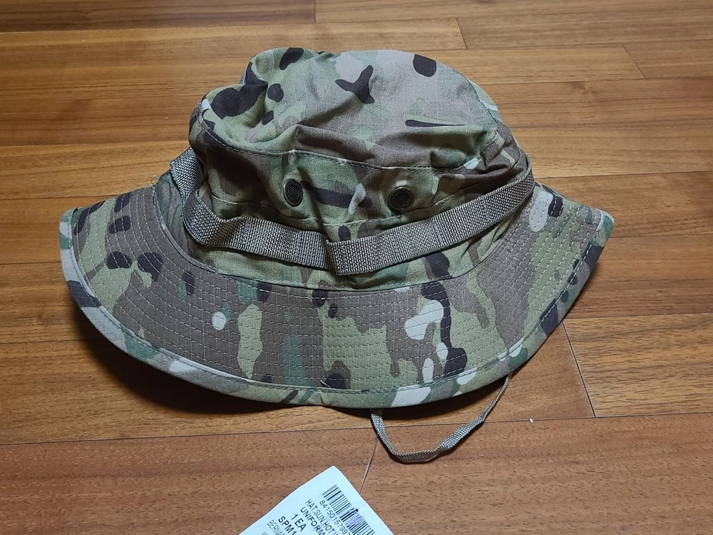 미군 오리지날 멀티캠 부니햇 택신품 7 3/4버나드 이미지