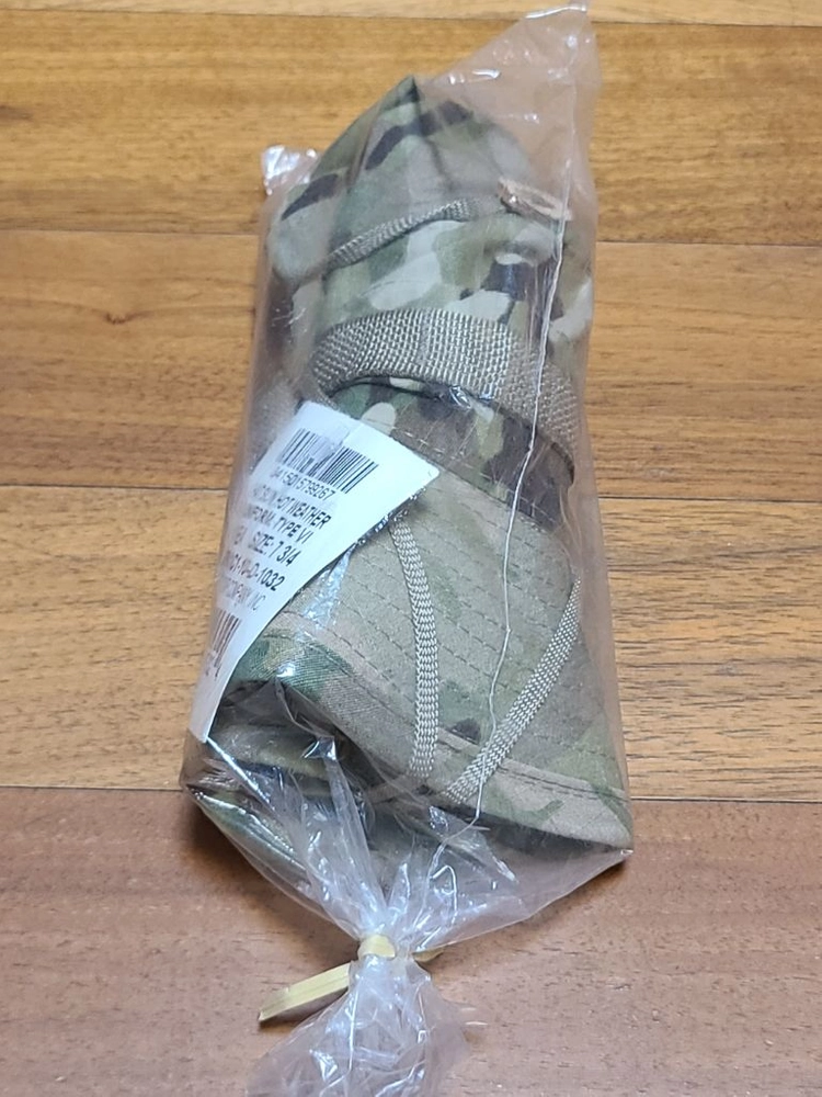 미군 오리지날 멀티캠 부니햇 택신품 7 3/4버나드 이미지