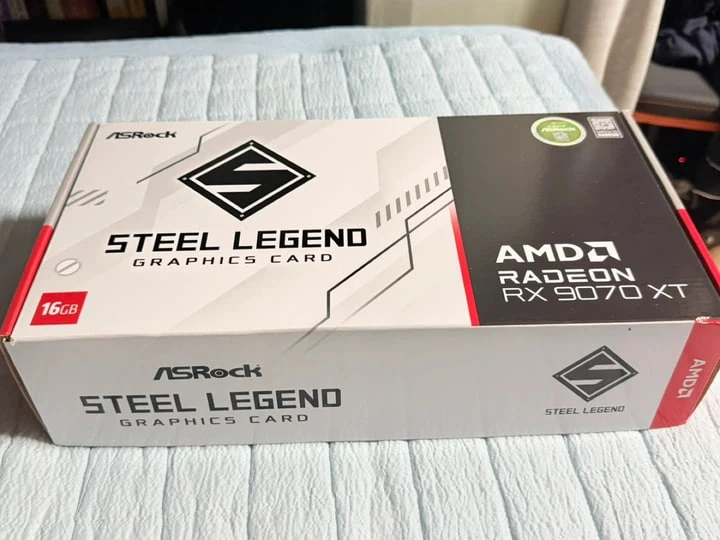 asrock rx9070xt 스틸레전드 화이트 판매합니다 - 안심되는 중고거래