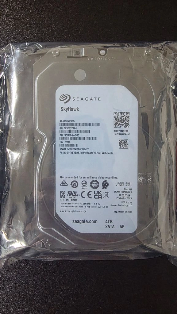 [새상품] Seagate SkyHawk 4TB HDD 3개 이미지