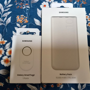 미개봉 삼성 보조배터리 10000mAh PD 25W + 스마트태그2 판매 이미지