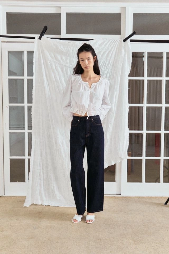 타낫 Poise blouse (ivory) 포이즈 블라우스 새상품 이미지
