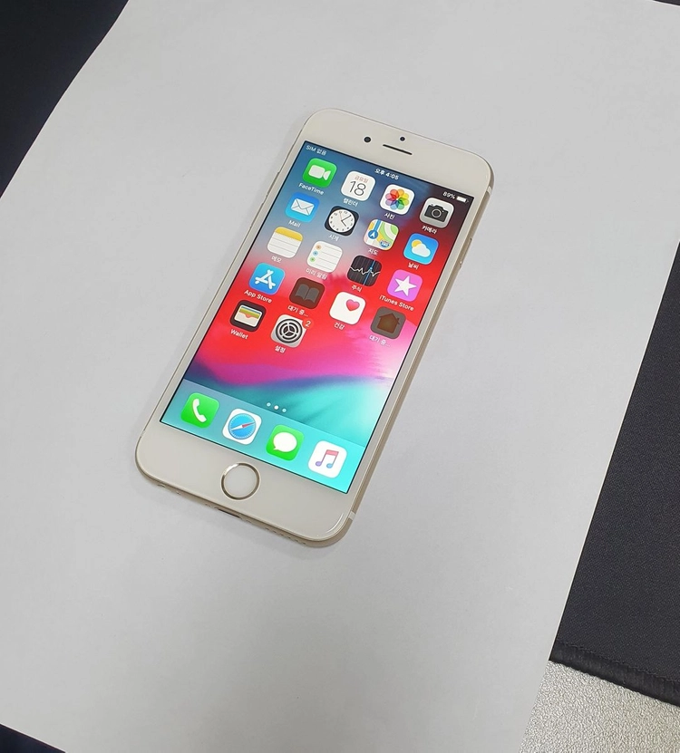 카메라무음) 아이폰6S 16GB 골드 배터리100% 기능정상 중고폰 215815 이미지