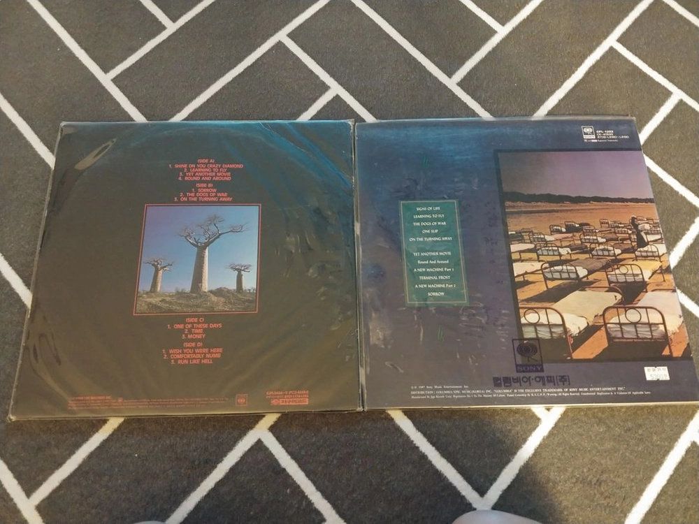 핑크플로이드 앨범(LP,레코드판)3장 판매합니다. 이미지