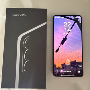 갤럭시s26플러스 블랙 256gb S급 이미지