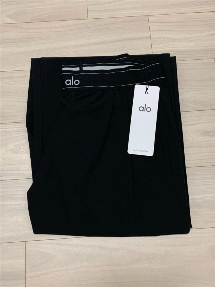 #새상품#alo 알로 수트업 트라우저 팬츠 블랙 L(30~32추천) 이미지