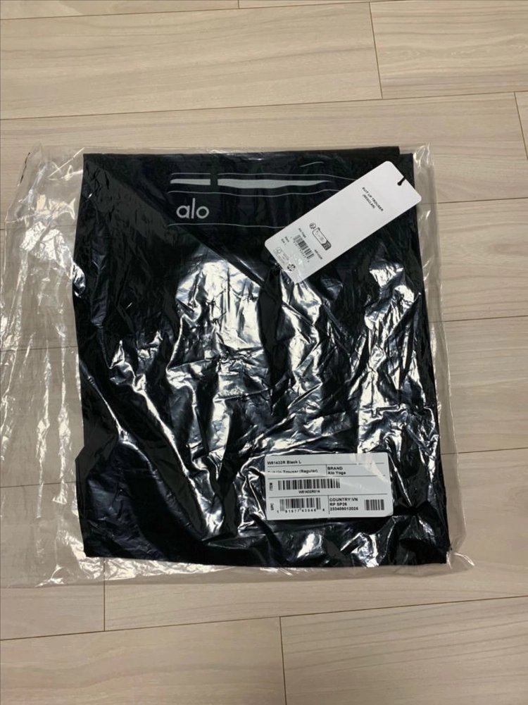 #새상품#alo 알로 수트업 트라우저 팬츠 블랙 L(30~32추천) 이미지
