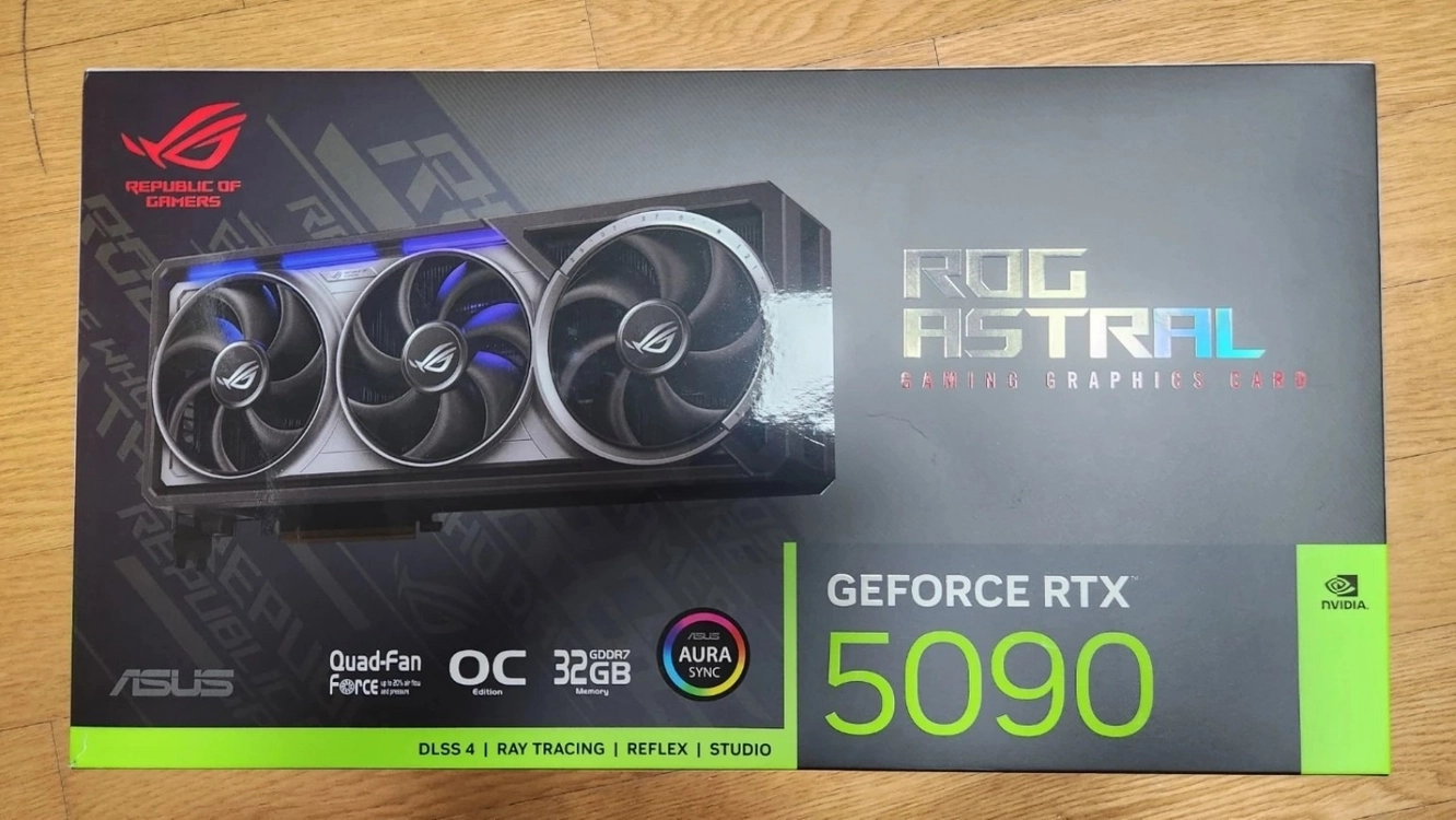 RTX 5090 아스트랄 미개봉 중하급기 교환 이미지