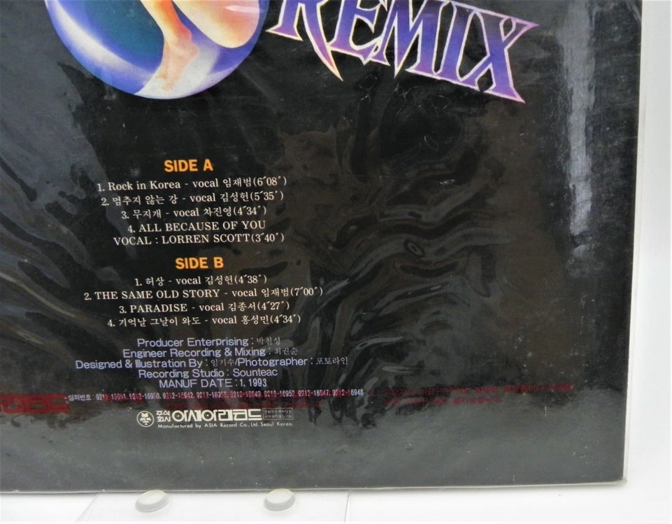 [미개봉/희귀] 락인코리아 2 (Rock in Korea II) Live Remix - 1993 오리지널 초판 이미지