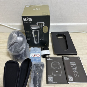 브라운9프로+9566cc 크롬 새제품 풀박스 이미지