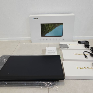 [신품급/풀박] EHOMEWEI RQG-173PU 17.3인치 4K QLED 120Hz 터치 포터블 모니터 이미지