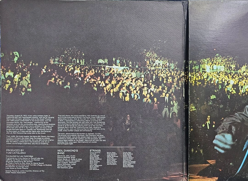 닐 다이아몬드 핫 어거스트 나잇 LP (2lp) 이미지