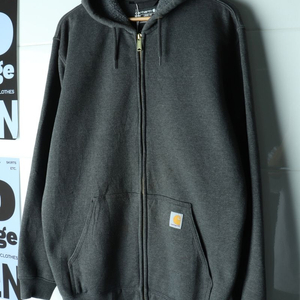 (M-2XL) 칼하트 후드집업 USA 박시 그레이 이미지