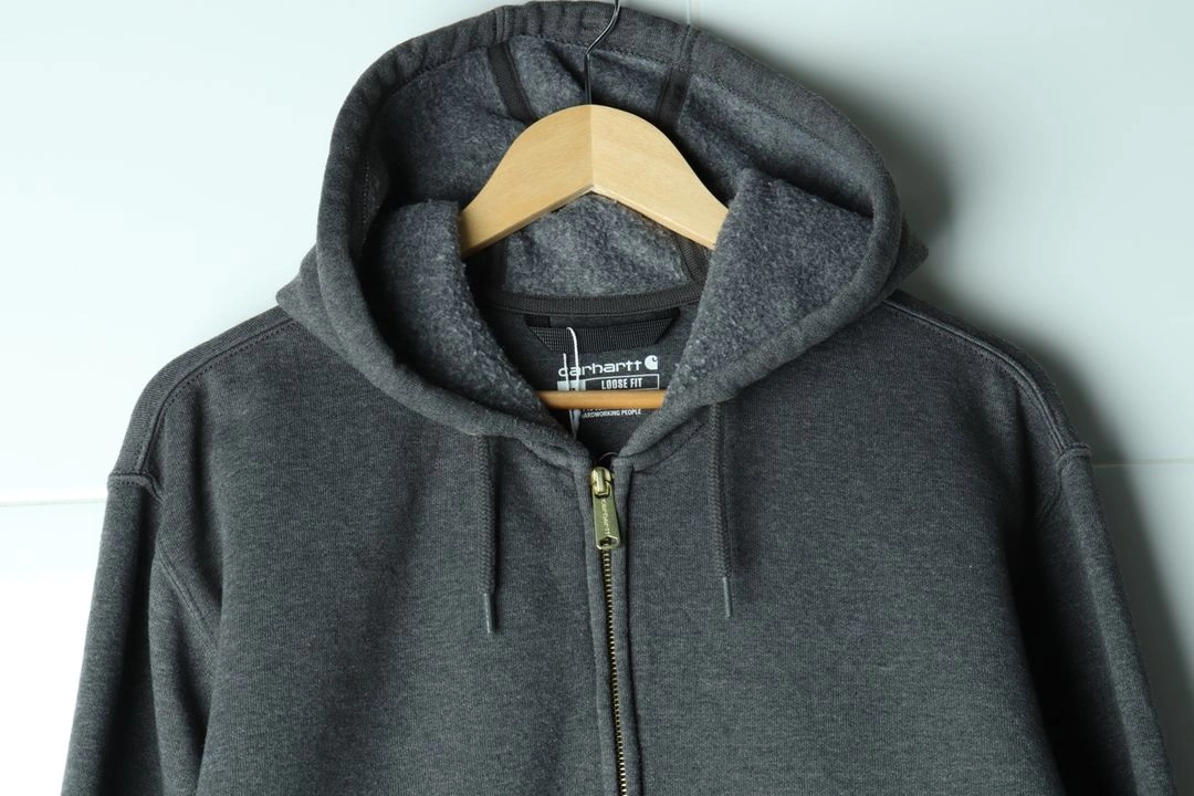 (M-2XL) 칼하트 후드집업 USA 박시 그레이 이미지