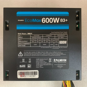 [무료배송][전원선증정]잘만 에코맥스 600w 정격파워 500w 700w 이미지