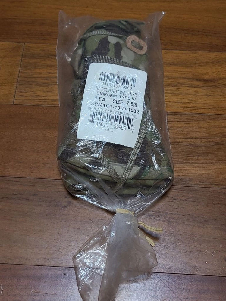 미군 오리지날 멀티캠 부니햇 신품 7 5/8버나드 이미지