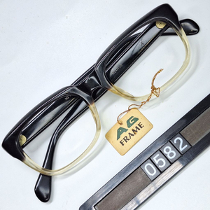 AG FRAME NO.727 안경테 52mm 뿔테 아세테이트 일본 빈티지 데드스톡 아메카지 레트로 클래식 앤틱 복고 이미지