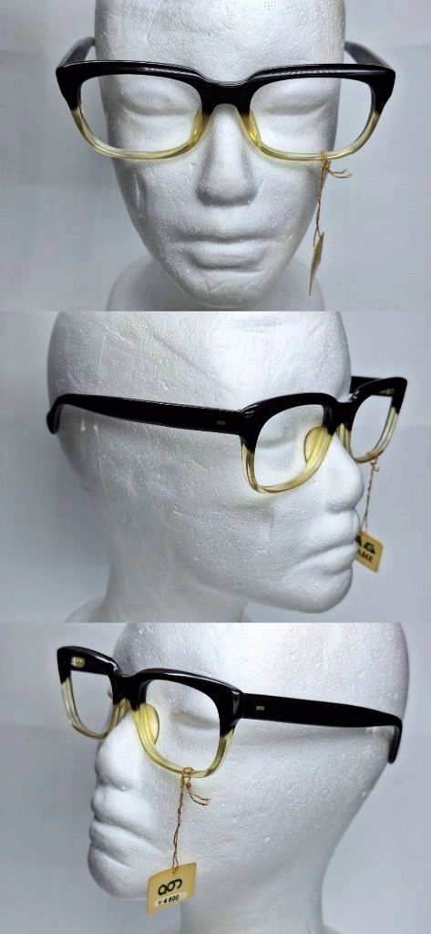 AG FRAME NO.727 안경테 52mm 뿔테 아세테이트 일본 빈티지 데드스톡 아메카지 레트로 클래식 앤틱 복고 이미지