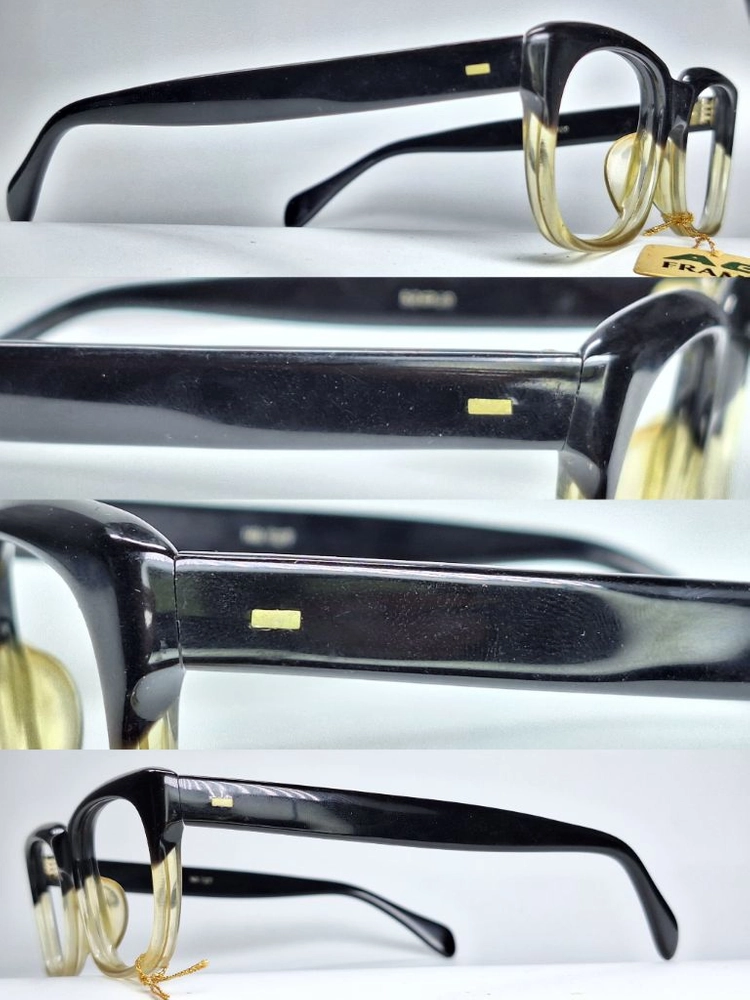 AG FRAME NO.727 안경테 52mm 뿔테 아세테이트 일본 빈티지 데드스톡 아메카지 레트로 클래식 앤틱 복고 이미지