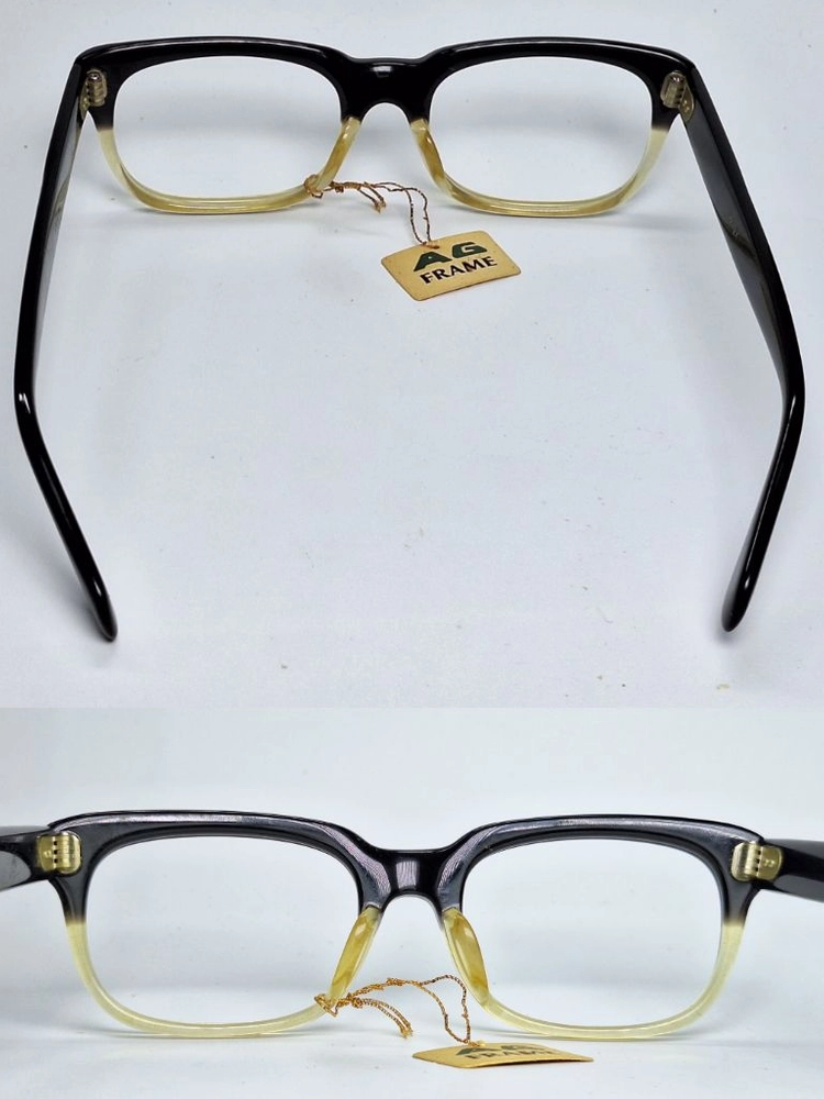 AG FRAME NO.727 안경테 52mm 뿔테 아세테이트 일본 빈티지 데드스톡 아메카지 레트로 클래식 앤틱 복고 이미지