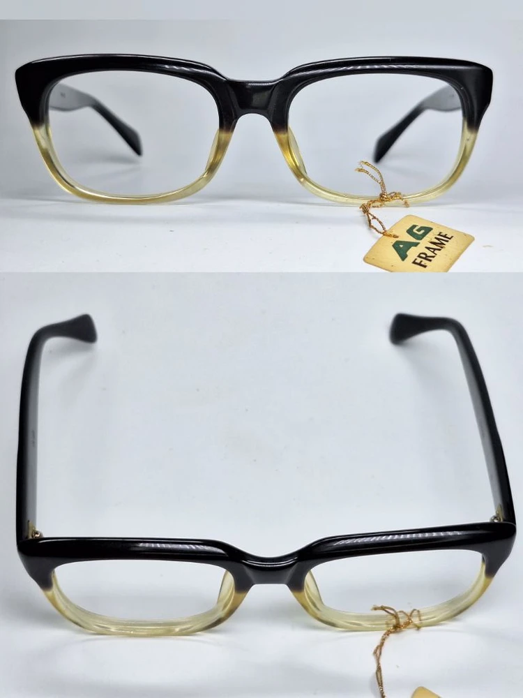 AG FRAME NO.727 안경테 52mm 뿔테 아세테이트 일본 빈티지 데드스톡 아메카지 레트로 클래식 앤틱 복고 이미지