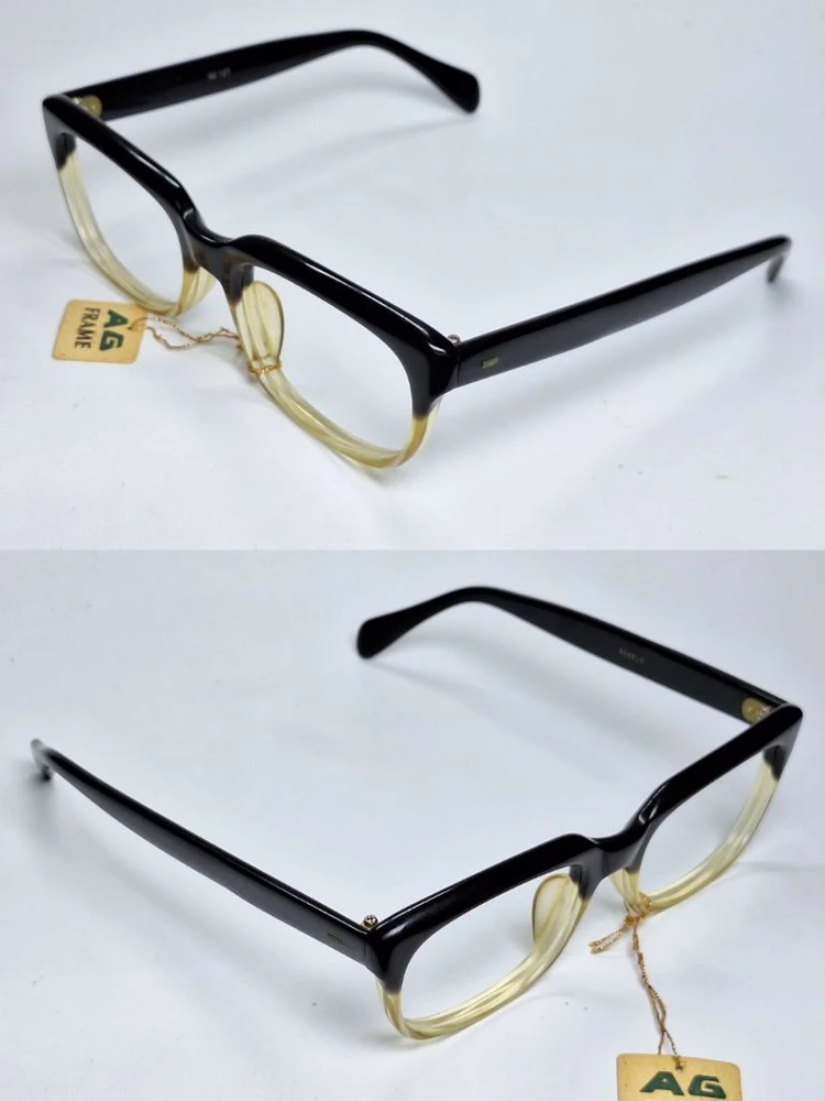 AG FRAME NO.727 안경테 52mm 뿔테 아세테이트 일본 빈티지 데드스톡 아메카지 레트로 클래식 앤틱 복고 이미지