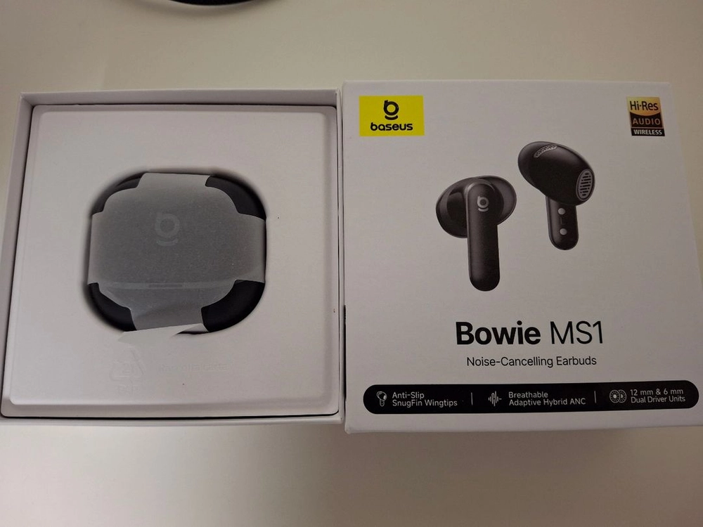 베이스어스(Baseus) Bowie MS1 노이즈 캔슬링 이어폰 블랙 - 안심되는 중고거래