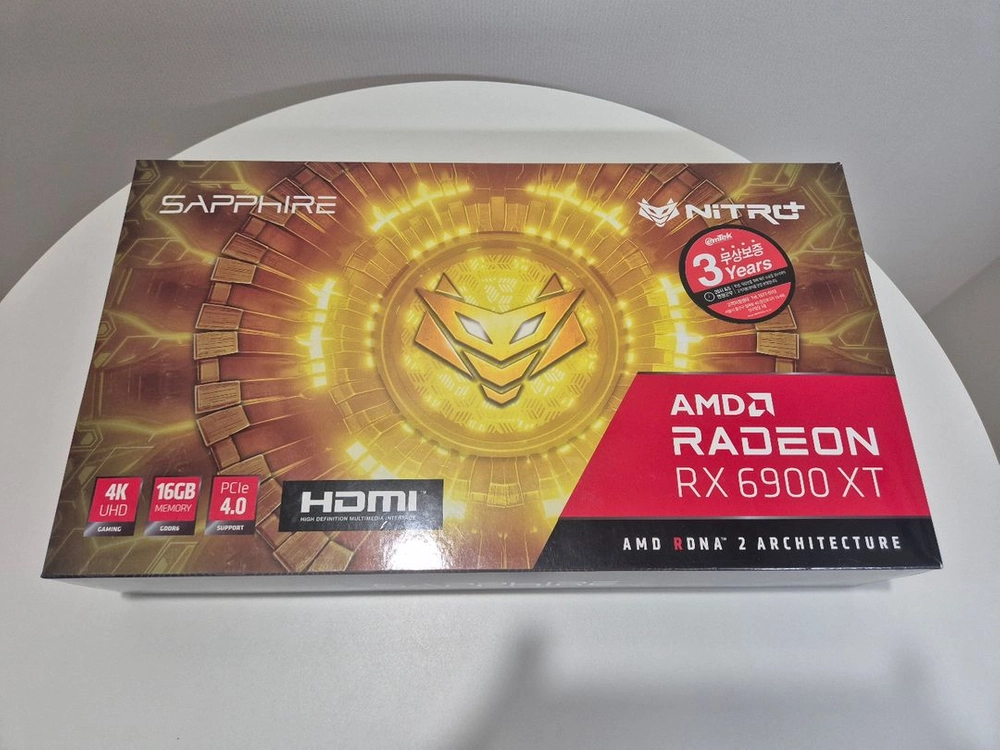 사파이어 라데온 RX 6900 XT 니트로+ 16GB 그래픽카드 (3080ti 4070급) 이미지