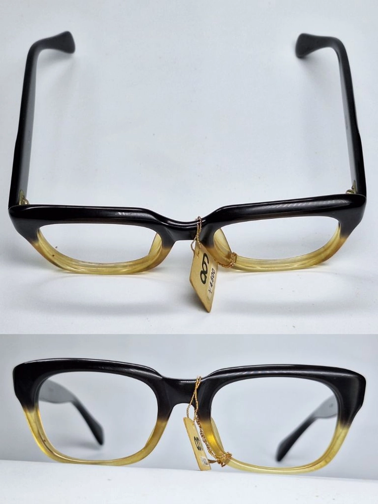 AG FRAME NO.727 안경테 46mm 뿔테 아세테이트 일본 빈티지 데드스톡 아메카지 레트로 클래식 앤틱 복고 이미지