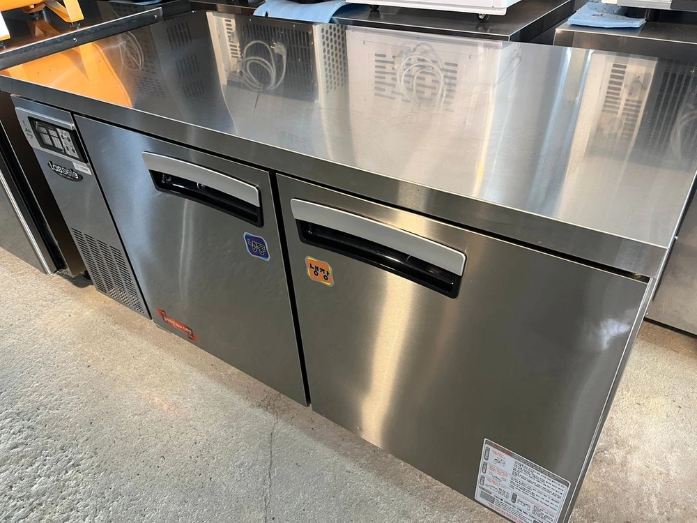LT-1524RF 업소용냉장고 라셀르 카페작업대냉장고 냉동고 테이블 중고 간냉식 반반 이미지