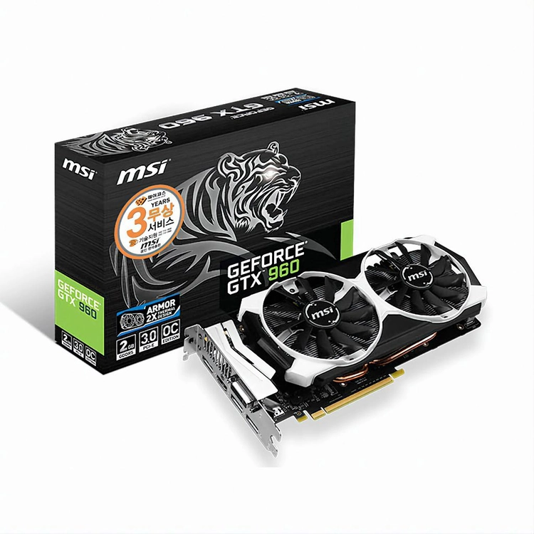 GTX1050보다 성능좋은 GTX960 OC 아머X2 그래픽카드 4만 급처 이미지