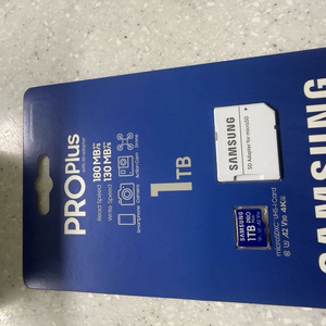 삼성 마이크로SD카드 메모리카드 PRO PLUS 1TB(미개봉) 이미지