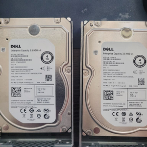 SAS 3.5HDD 4TB 12Gbs 성능100% 상태100% 2개 세트 이미지